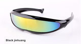 YOOSKE X-men Individuality Sunglasses Mercury Lens Laser Glasses Travel Windproof Sun Glasses Robots Eyewear