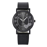 DUOBLA Luxury women watches Fashion quartz wristwatches Gold Silver Silica gel strap starry sky watch Alloy dial Dress Elegant