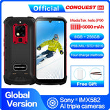S16 IP68 Rugged Mobile Phone 6.3" Display Helio P90 Octa Core 8GB 256GB 48MP Cam Android 9 Infrared Remote Control Smartphone