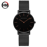 Women high-end watches luxury brand japan Quartz movement stainless steel silver white dial waterproof watches relogio feminino