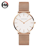 Women high-end watches luxury brand japan Quartz movement stainless steel silver white dial waterproof watches relogio feminino