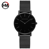 Women high-end watches luxury brand japan Quartz movement stainless steel silver white dial waterproof watches relogio feminino