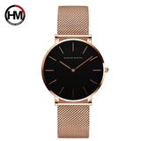 Women high-end watches luxury brand japan Quartz movement stainless steel silver white dial waterproof watches relogio feminino