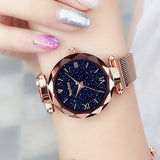 Luxury women watches magnetic starry sky woman clock Quartz wristwatch fashion ladies wristwatch reloj mujer relogio feminino