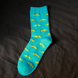 Fashion Casual Men Socks Cartoon Mustache Design Man Cotton Socks Casual Socks Autumn Winter Warm Sock