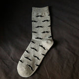Fashion Casual Men Socks Cartoon Mustache Design Man Cotton Socks Casual Socks Autumn Winter Warm Sock