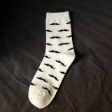 Fashion Casual Men Socks Cartoon Mustache Design Man Cotton Socks Casual Socks Autumn Winter Warm Sock