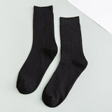Pure Color Mens Socks Cotton Warm Black and White Happy Socks Male  Gifts for Men EUR 39-44 387