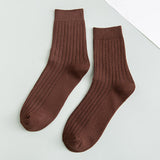 Pure Color Mens Socks Cotton Warm Black and White Happy Socks Male  Gifts for Men EUR 39-44 387