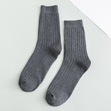 Pure Color Mens Socks Cotton Warm Black and White Happy Socks Male  Gifts for Men EUR 39-44 387