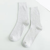 Pure Color Mens Socks Cotton Warm Black and White Happy Socks Male  Gifts for Men EUR 39-44 387