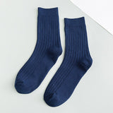 Pure Color Mens Socks Cotton Warm Black and White Happy Socks Male  Gifts for Men EUR 39-44 387