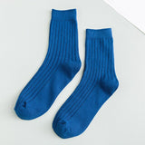 Pure Color Mens Socks Cotton Warm Black and White Happy Socks Male  Gifts for Men EUR 39-44 387