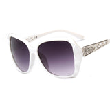Fashion Square Sunglasses Women Luxury Brand Big Purple Sun Glasses Female Mirror Shades Ladies Oculos De Sol Feminino
