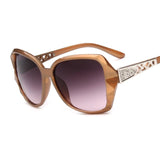 Fashion Square Sunglasses Women Luxury Brand Big Purple Sun Glasses Female Mirror Shades Ladies Oculos De Sol Feminino