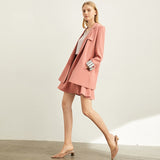 Amii 2020 Office Lady fashion Skirt&Pants + Coat Two Piece Set women's spring Solid new suit jacket Englishism 11930300