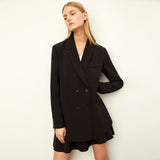 Amii 2020 Office Lady fashion Skirt&Pants + Coat Two Piece Set women's spring Solid new suit jacket Englishism 11930300