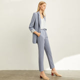 Amii 2020 Office Lady fashion Skirt&Pants + Coat Two Piece Set women's spring Solid new suit jacket Englishism 11930300