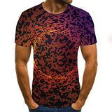 Summer Three-dimensional 3D vortex T-shirt Men Women Fashion 3D T Shirt Short Sleeve Harajuku Hip Hop Cute Tshirt