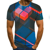 Summer Three-dimensional 3D vortex T-shirt Men Women Fashion 3D T Shirt Short Sleeve Harajuku Hip Hop Cute Tshirt