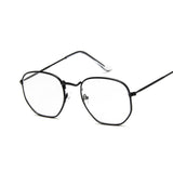 Polygonal Sunglasses Women Glasses Lady Luxury Retro Metal Sun Glasses Female Vintage Mirror Oculos De Sol Feminino UV400