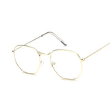 Polygonal Sunglasses Women Glasses Lady Luxury Retro Metal Sun Glasses Female Vintage Mirror Oculos De Sol Feminino UV400