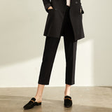 Amii Spring Minimal Western Style Outerwear Pants Shorts Professional Suit Women New Autumn leisure suit Two-Piece Set 11940584