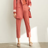 Amii Spring Minimal Western Style Outerwear Pants Shorts Professional Suit Women New Autumn leisure suit Two-Piece Set 11940584
