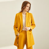 Amii Spring Minimal Western Style Outerwear Pants Shorts Professional Suit Women New Autumn leisure suit Two-Piece Set 11940584