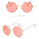 SIMPRECT Retro Sunglasses Women 2020 Round Women'S Sunglasses Vintage Red Yellow Black Designer  Sun Glasses For Women Oculos