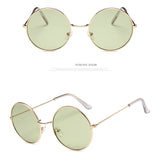 SIMPRECT Retro Sunglasses Women 2020 Round Women'S Sunglasses Vintage Red Yellow Black Designer  Sun Glasses For Women Oculos