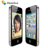 Original Unlocked Apple iPhone 4 Phone 16GB ROM Dual core 3.5 inch GSM WCDMA 3G WIFI GPS 5MP Camera Used Cell phone refurbished