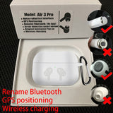 Airpodering Pro Clone 3 TWS earphones for air black i90000 pro tws 3 pro i500 tws pro air3 pro i900000 i300000 pro headphones