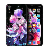 EWAU Rem and Ram Re Zero Soft Silicone phone case for iphone SE 2020 5 5s SE 6 6s 7 8 plus X XR XS 11 Pro Max