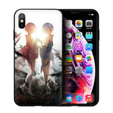 EWAU Rem and Ram Re Zero Soft Silicone phone case for iphone SE 2020 5 5s SE 6 6s 7 8 plus X XR XS 11 Pro Max