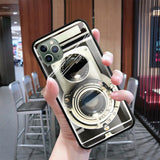 Tempered Glass Cases For Apple iphone 11 Pro Max XR XS X 7 8 6 6S Plus SE 2020 Capas Phone Shell Vintage Camera Audio Tape