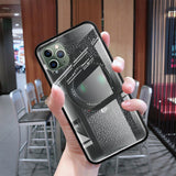 Tempered Glass Cases For Apple iphone 11 Pro Max XR XS X 7 8 6 6S Plus SE 2020 Capas Phone Shell Vintage Camera Audio Tape