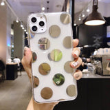Luxury Electroplated Love Heart Clear Soft TPU Phone Case For iPhone 11 Pro X XR XS Max Back Cover For iPhone 7 8 6 6s Plus Case