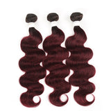 T1B/27 Ombre Brazilian Body Wave Hair Bundles 8-26 Inch Honey Blonde Human Hair Extension 1/3/4 PCS Non-Remy Hair Weave Bundles