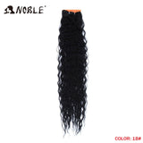 Noble Kinky Curly Ombre hair bundles Synthetic hair  Super Long Curl 1 Pcs 28"-32" Blonde Brown Bundles With Hair Extensions