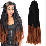 18Inch Ombre Dreadlocs Faux Locs Crochet Braids Dread Lock Synthetic Braiding Hair for Women