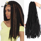 18Inch Ombre Dreadlocs Faux Locs Crochet Braids Dread Lock Synthetic Braiding Hair for Women