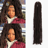 18Inch Ombre Dreadlocs Faux Locs Crochet Braids Dread Lock Synthetic Braiding Hair for Women