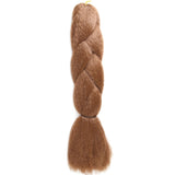 SOKU Synthetic Hair Extensions Jumbo Braids 24inch Long Locks Braiding Black Hair Crochet Boxed Braid For Treccine African Women