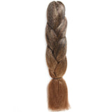SOKU Synthetic Hair Extensions Jumbo Braids 24inch Long Locks Braiding Black Hair Crochet Boxed Braid For Treccine African Women
