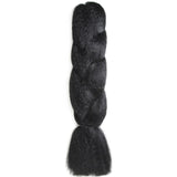 SOKU Synthetic Hair Extensions Jumbo Braids 24inch Long Locks Braiding Black Hair Crochet Boxed Braid For Treccine African Women