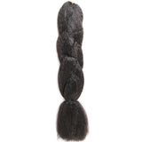 SOKU Synthetic Hair Extensions Jumbo Braids 24inch Long Locks Braiding Black Hair Crochet Boxed Braid For Treccine African Women