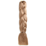 SOKU Synthetic Hair Extensions Jumbo Braids 24inch Long Locks Braiding Black Hair Crochet Boxed Braid For Treccine African Women