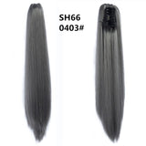 LISI GIRL Synthetic Women Claw on Ponytail Clip in Hair Extensions Wavy Curly Style Pony Tail Hairpiece Brown Blonde Hairstyle
