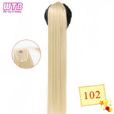 WTB Wrap Synthetic Ponytail Hair Extension Super Long Straight Women's Clip In Hair Extensions Pony Tail False Hair 32 Inch
